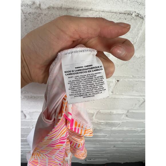 Nike Women's Bogalicious Print Golf Skorts Stretchy Pink Orange Size Large - Picture 4 of 5